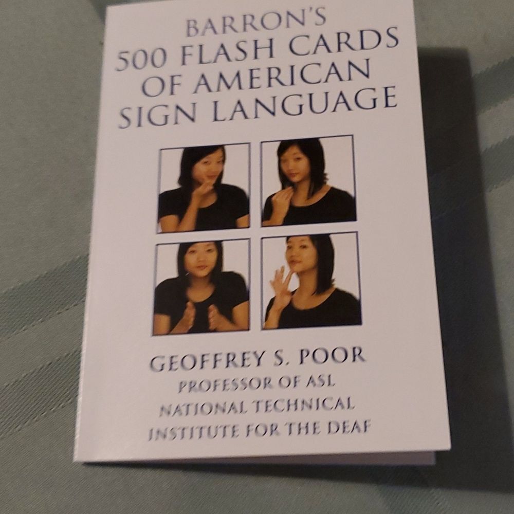 BARRON'S 500 FLASH CARDS OF AMERICAN SIGN LANGUAGE - Picture 9 of 9